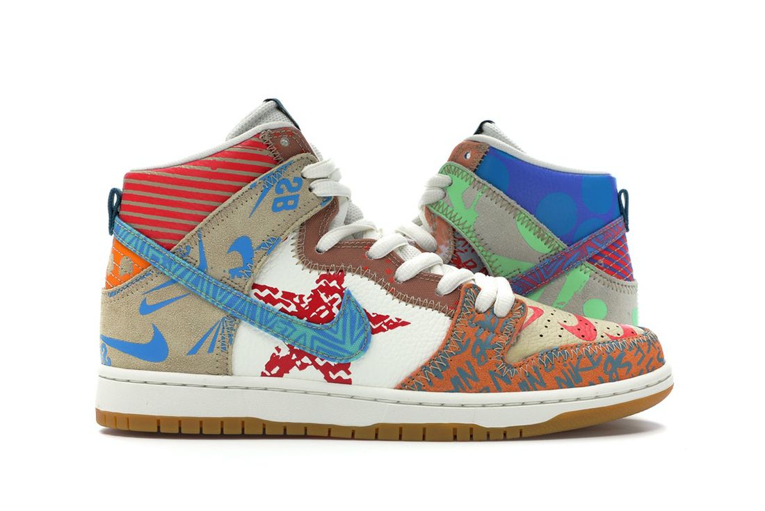 Nike SB Dunk High Thomas Campbell What the Dunk 2017 Right