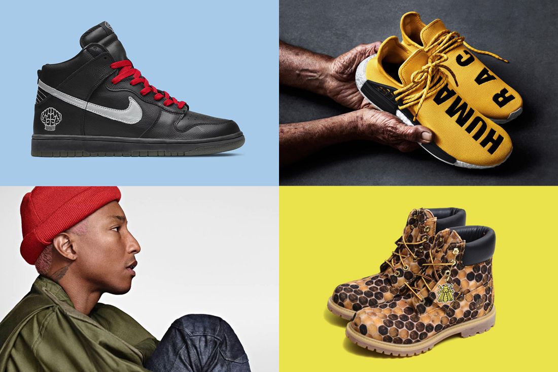 A Brief History of Pharrell’s Sneaker Collaborations