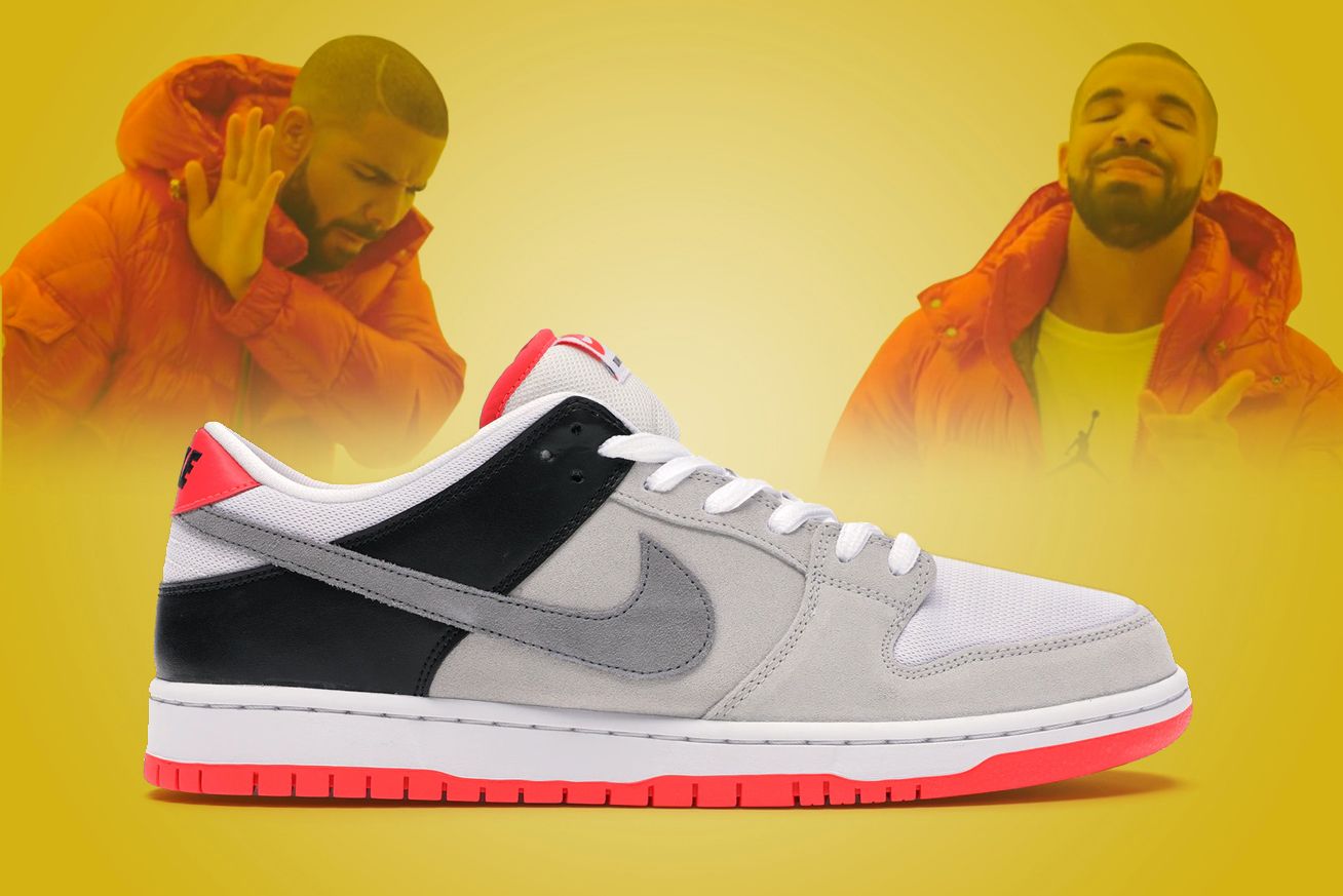 Drake Nike Dunk Infrared 