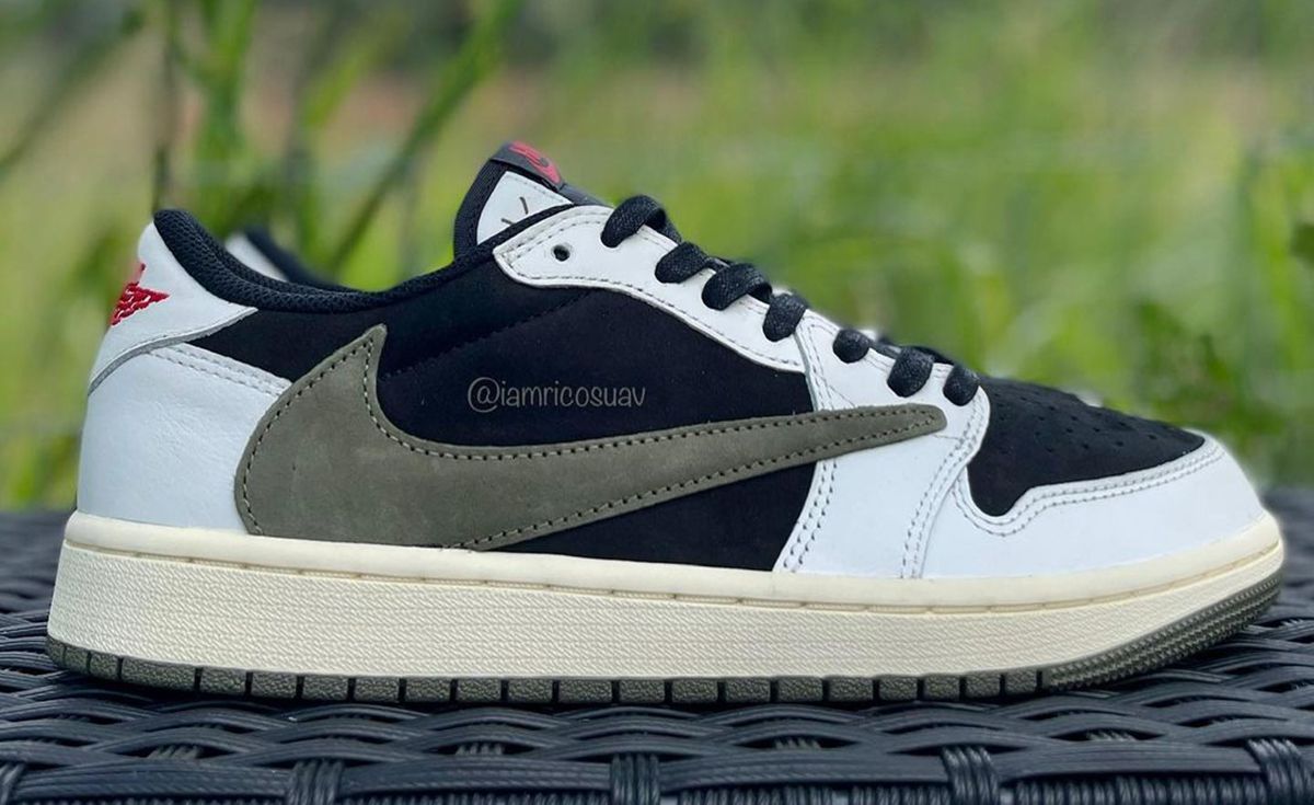 Travis Scott Air Jordan 1 Low Olive DZ4137-106