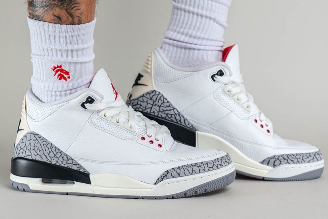 Air Jordan 3 White Cement