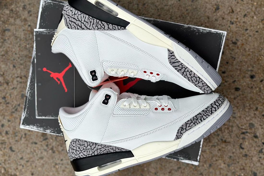 Air Jordan 3 White Cement