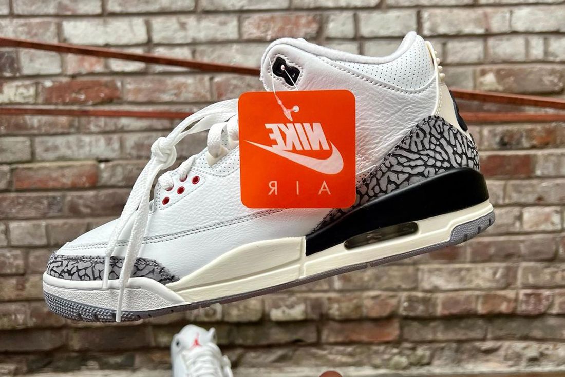 Air Jordan 3 White Cement