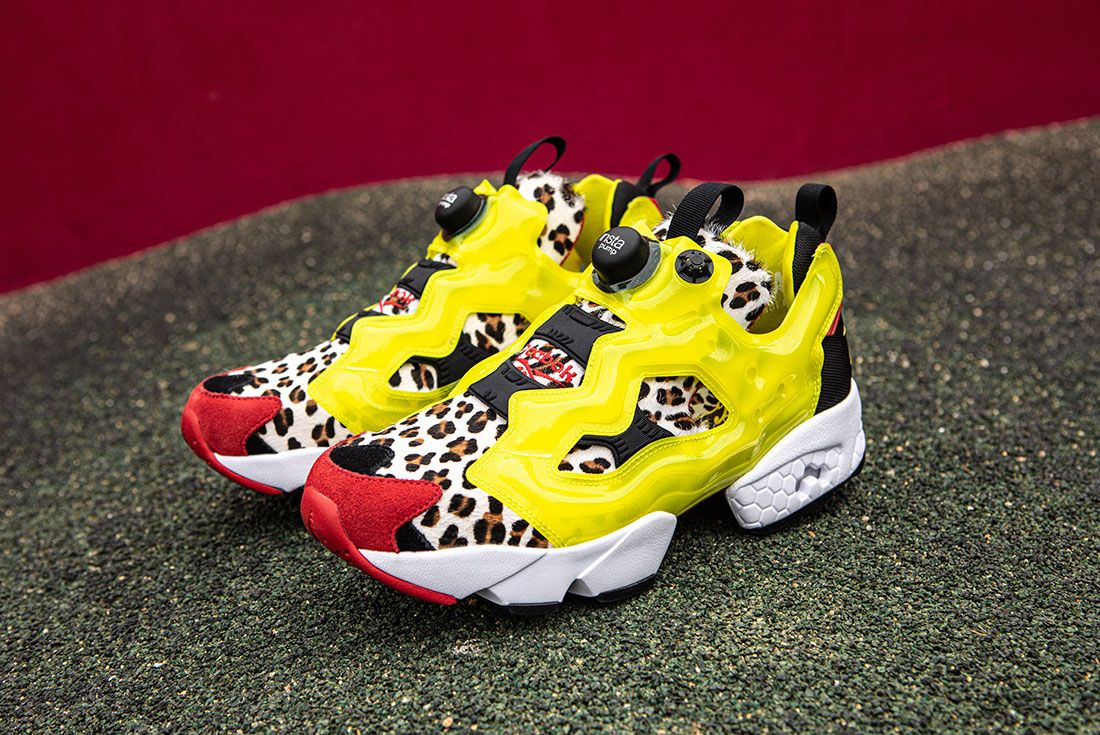 atmos x Reebok Instapump Fury Citron Animal FZ4432