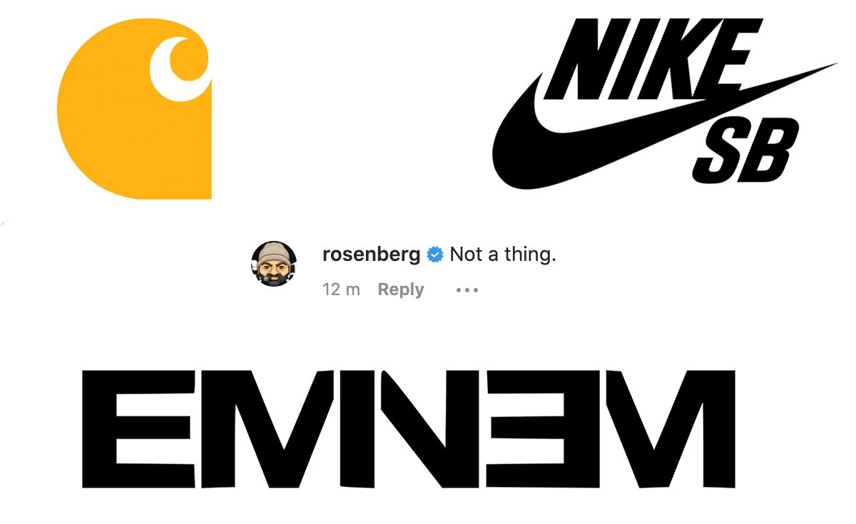 Eminem x Carhartt x Nike SB Collaboration