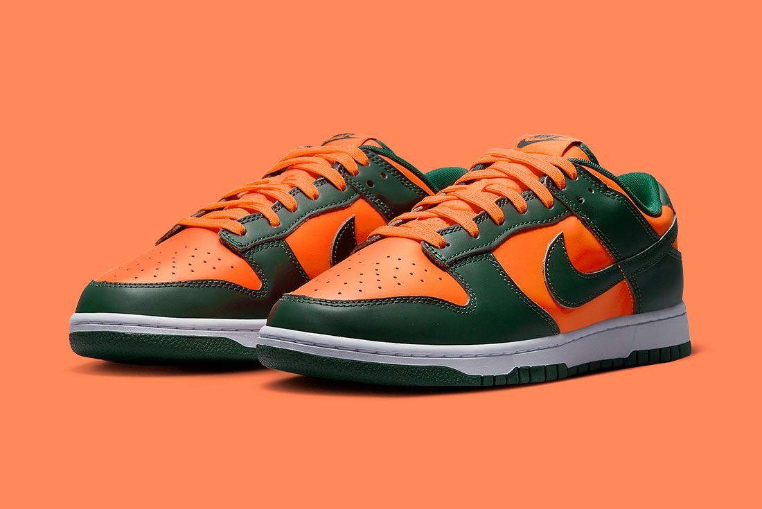 Nike Dunk Low Miami Hurricanes DD1391-300