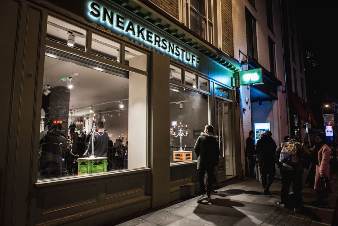 Sneakersnstuff London Store Front