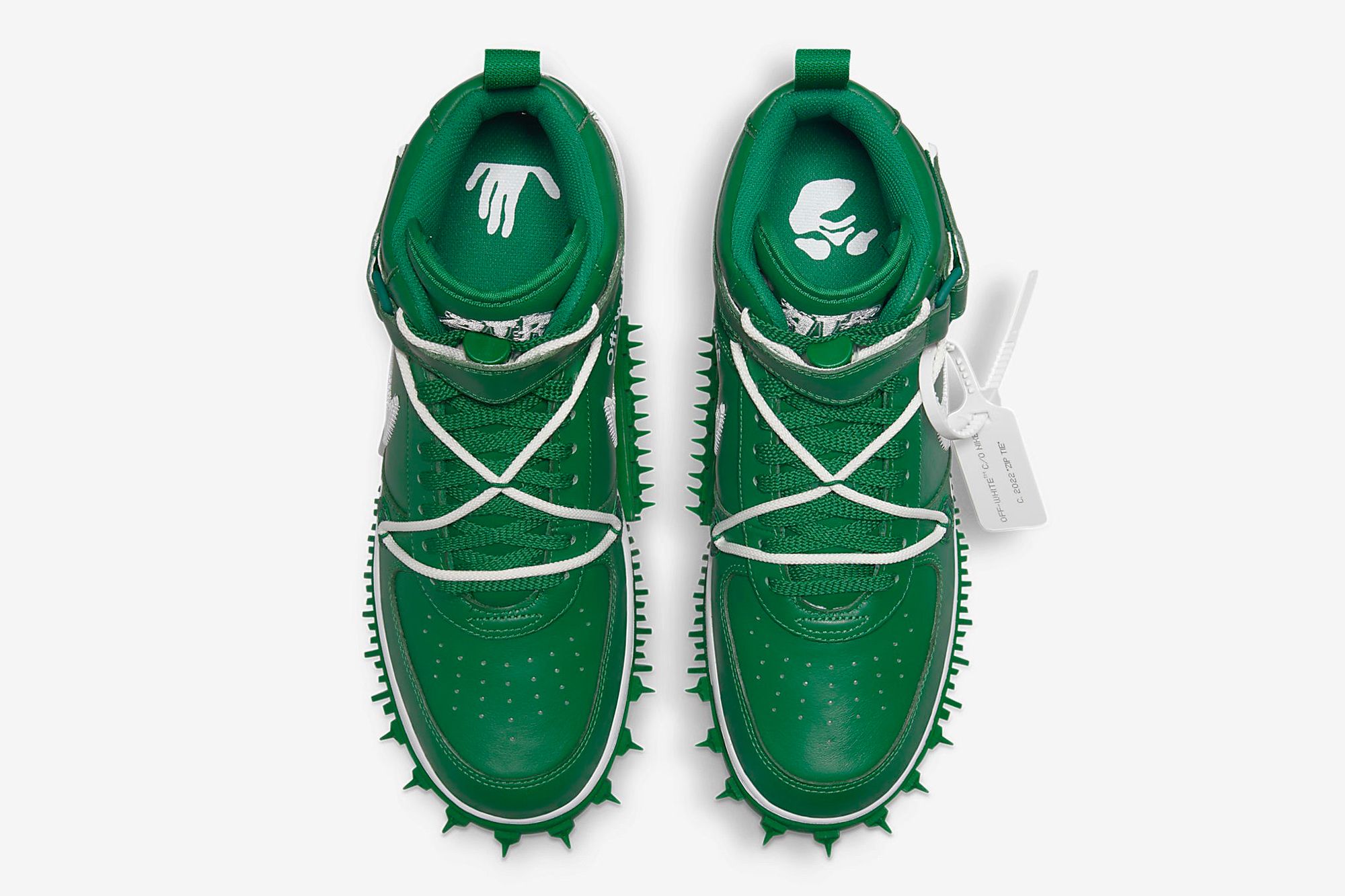 Off-White x Nike Air Force 1 Mid Green DR0500-300