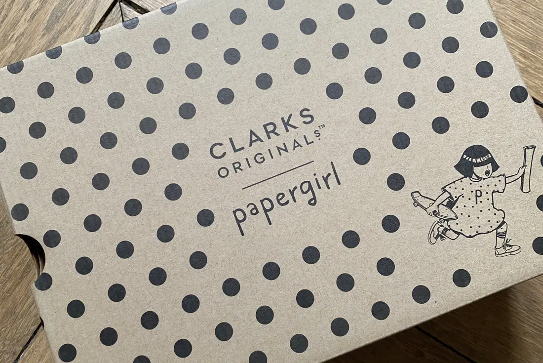 paperboy paris paper girl clarks wallabee