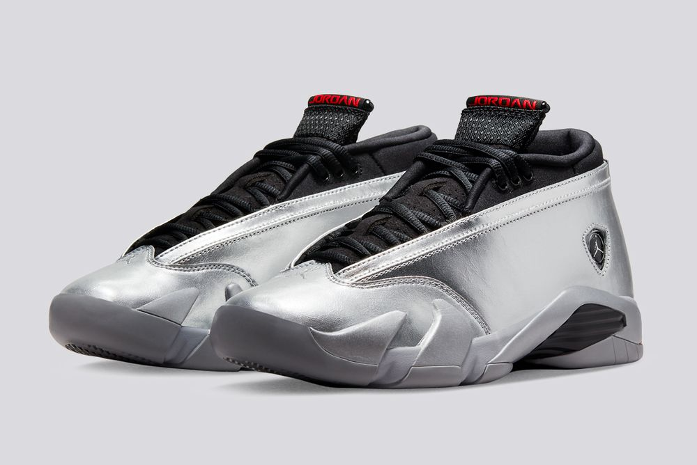 Women’s Air Jordan 14 Metallic Silver